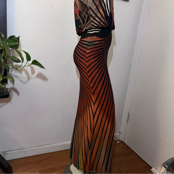 S-Twelve Maxi Dress Size Small Stretch Maxi Dress spaghetti straps Full Length S - Picture 8 of 14